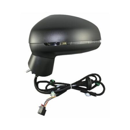 Specchietto Retrovisore Sinistro Audi A1 2010+ – Elettrica, Riscaldato, con Freccia, 6 Pin, Verniciabile (Primer)