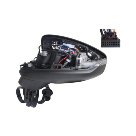 Specchietto Retrovisore Sinistro Audi A3 20' 4/5 P – Elettrico, Riscaldato, Ripiegabile, 10+2 Pin